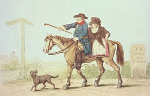 La pareja constante, 1786 de English School
